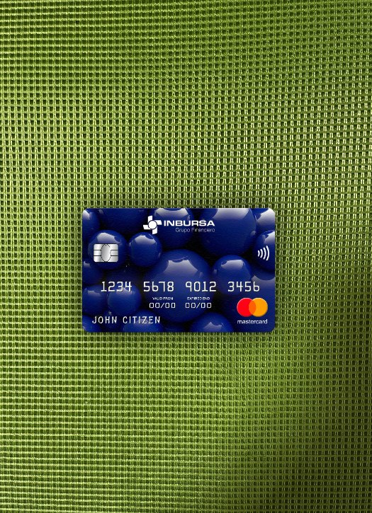 Download Mexico Inbursa bank mastercard photolook front Photoshop template